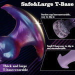 Inflatable Butt Plug Large Anal Plug Sex Toys, Silicone Butt Plug Huge Wearable Buttplug With Safe T Base, Fantasy Monster Anal Dildo Anal Trainer Stretcher Extender, Adult Sex Toy For Gay Men Women