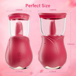Sucking & Licking Vibrator – Clitoral & Nipple Stimulator with 4 Suction Modes