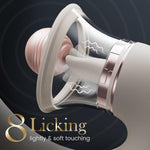 Bendable Clit Sucking Vibrator – 8 Vibration & 3 Suction Modes, Waterproof Silicone