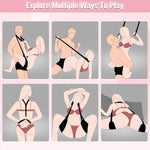 Adjustable BDSM Door Swing β Intimate Bondage Restraint Kit for Couples, 300lbs