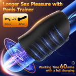 App-Controlled Male Vibrator Trainer β Glans Stimulator & Stroker Toy