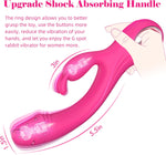 Rechargeable Rabbit G-Spot & Clitoral Vibrator with 10 Modes for Women & Couples