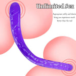 Realistic Double-Ended Dildo – Lifelike Dual-Head Dong for G-Spot & Anal Stimulation