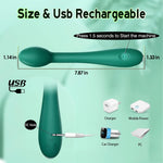G-Spot Vibrator with 12 Vibrating Modes, Clit & Nipple Stimulator, Waterproof.