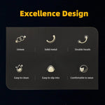 Dual-Ended Metal Massage Wand – G-Spot & Anal Stimulator for Women and Men