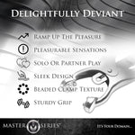 Noir Monarch Adjustable Nipple Vice – Elegant & Bold Restraint