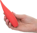 Hot Ember 10-Function Waterproof Rechargeable Silicone Vibrator with Flickering Tip