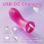 Heated Finger Vibrator with 10 Modes – Clitoral, G-Spot & Nipple Stimulator for Women