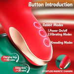 G-Spot & Clitoral Vibrator – 10 Kneading, Vibrating & Tapping Modes for Women