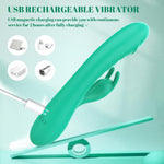 Rabbit Vibrator with 10 Vibration & 3 Rotating Modes for Clitoral & G-Spot Stimulation