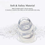 1 Pair Soft Silicone Nipple Suckers for Pressure, Breast Stimulator for Women & Men