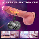 Ultra Fast Thrusting Dildo Vibrator – 8.5” G-Spot & Anal Vibrator with Remote