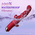 3-in-1 G-Spot Rabbit Vibrator – Waterproof, Rechargeable & Realistic for Pleasure
