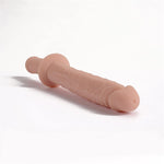 14.9-Inch Flexible Double-Ended Dildo with Handle – Realistic Dual-Headed Toy
