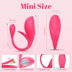 App-Controlled Wearable Vibrator with Clitoral & G-Spot Stimulation for Couples