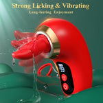 5-in-1 Rose Sucking Vibrator – Clitoral & G-Spot Stimulator with Licking & Vibration