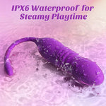 Remote Control Thrusting Egg Vibrator, Wearable G-Spot Stimulator for Women