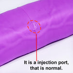 Fantasy Purple 15.3" Double-Ended Silicone Dildo with Veins & Glans for Couples