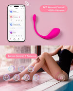 App-Controlled Remote Vibrator – G-Spot Egg Stimulator for Women & Couples Play
