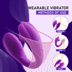 Remote Control Vibrator - 20 Modes, Wearable Clitoral & G-Spot Stimulator
