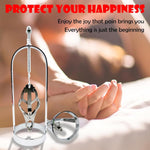 Adjustable Nipple Clamps for Women, Non-Piercing Metal Clit & Breast Stimulation