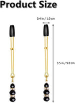 Adjustable Non-Piercing Nipple Clamps Set for Women, BDSM Clit & Breast Stimulation