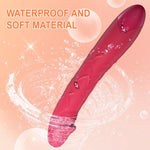 Waterproof G-Spot Vibrator – Realistic Silicone Dildo with 10 Intense Vibrations