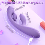 3-in-1 Rabbit Vibrator with 10 Modes – G-Spot, Clitoral & Anal Stimulator, Waterproof