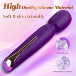 4-in-1 Wand Vibrator Kit – Ultra-Quiet Toy with 3 Attachments & 10 Modes