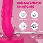 9" Realistic Vibrator for Women – G-Spot & Clitoral Stimulator with 10 Modes (Pink)