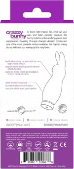 Rechargeable Bunny Bullet Vibrator – Clitoral Stimulator & Adult Toy for Women (Purple)