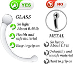 Glass Prostate Massager – 8.3" Double-Ended Anal & G-Spot Wand for Men & Women