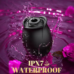 APP-Controlled Rose Vibrator with 9 Suction & Vibration Modes for Clitoral Pleasure