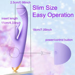 Rechargeable Waterproof Rabbit Vibrator – 10 Modes for G-Spot & Clitoral Stimulation