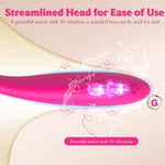 G-Spot Wand Vibrator – 10x10 Modes for Clit, Nipple & Anal Pleasure (Adult Toy)