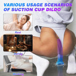 6" Silicone Dildo with Suction Cup, Soft G-Spot & Beginner Anal Dildo for Men/Women
