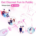 Wearable Thrusting Vibrator with App & Remote Control, Dual-Ended & 9 Modes