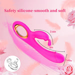 Rabbit Vibrator for Women – G-Spot, Clitoral & Anal Stimulator with 7 Modes (Pink)