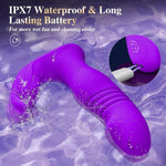 3-in-1 Wearable App-Controlled Vibrator – Remote Rose Toy with Suction & Thrusting