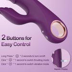 "Thrusting G-Spot Vibrator with 3 Modes & 10 Vibrations for Dual Stimulation"