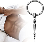 3 Pcs Stainless Steel Urethral Sounds Penis Plug Set with Multi Beads for Men