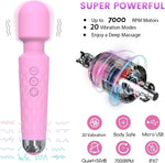 Rechargeable G-Spot & Clitoral Vibrator – Waterproof Wand Massager for Women