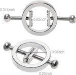 Adjustable Stainless Steel Nipple Clamps Set – Body Restraints SM Sex Toy for Women
