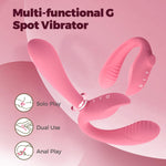 Strapless Double-Ended Vibrator with Remote – 10 Modes for G-Spot & Clit Pleasure