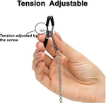 Adjustable Metal Nipple Clamps for Sensory Play – BDSM Bondage & Intimate Pleasure