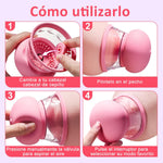 Rechargeable Nipple Stimulator – 10 Modes with Rotating Brush Heads for Pleasure