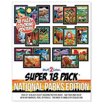 18 Pack Fuzzy Velvet Coloring Posters, National Parks Edition, Arts & Crafts for All Ages