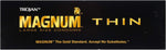 Magnum Thin Large Size Lubricated Condoms, Extra Comfort, 12-Count