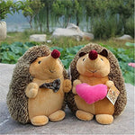 1Pair Of 7" Hedgehog Couple Plush Stuffed Dolls Animal Plushtoys
