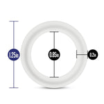 Blush Male Performance Enhancement Vs2 - Glow In The Dark Puria Silicone Penis Ring - Erection Enhancing Stretchy C-Rings - 1.25" Diameter - 3 Pack Cock Rings Set - Adult Sex Toys For Men & Couples